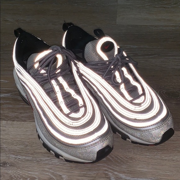 ❌SOLD❌Nike Air Max 97s (GS) Silver Bullet - Picture 1 of 4
